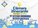 Câmara Municipal realizará 7ª Sessão Ordinária de forma itinerante em Rondominas