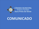 Comunicado 11ª Sessão Ordinária Comunicado 11ª Sessão Ordinária