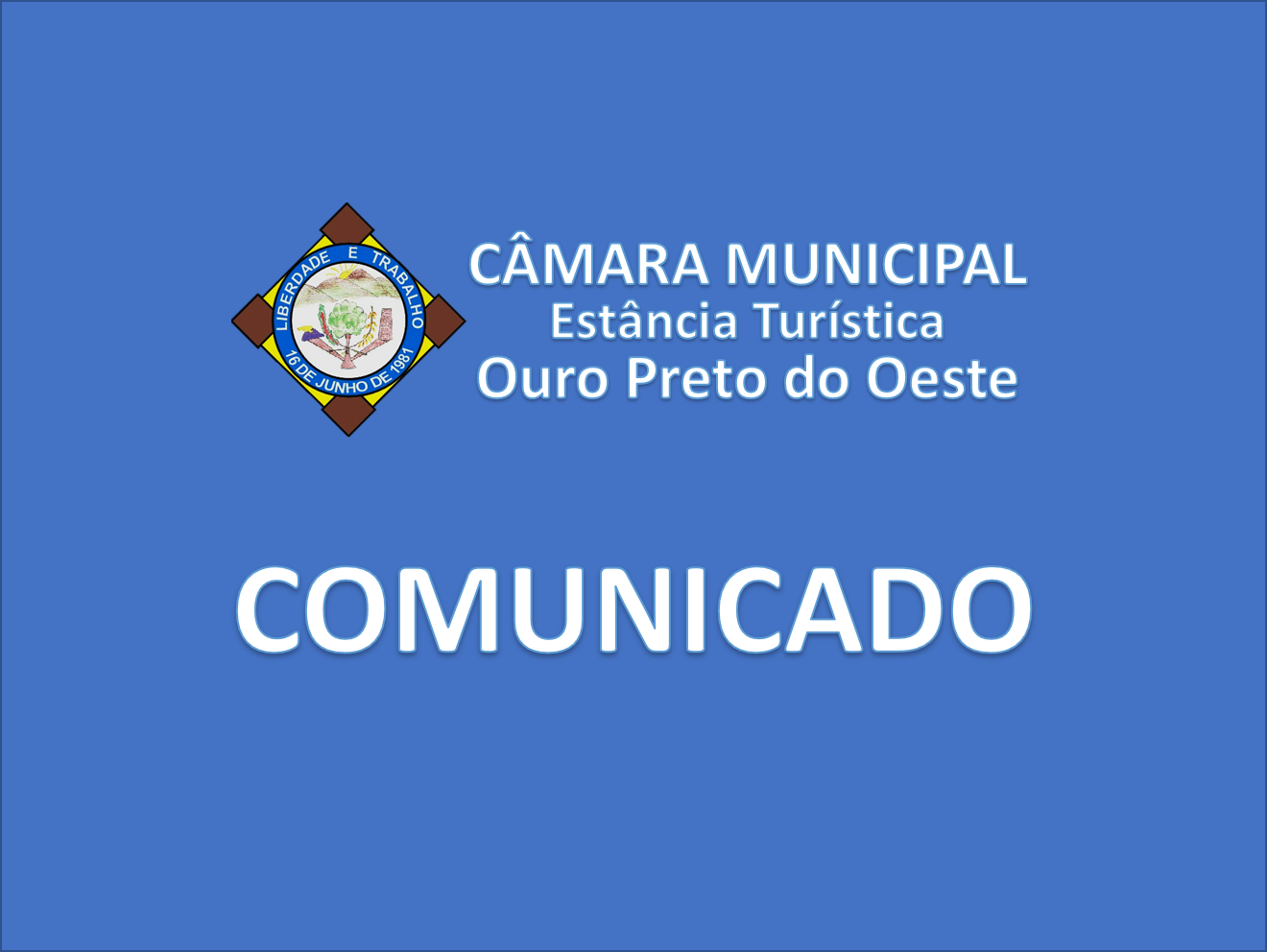 Comunicado 11ª Sessão Ordinária