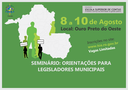 TCE-RO/Escon Realizará Oficinas em Ouro Preto do Oeste para Vereadores e Técnicos de Câmaras TCE-RO/Escon Realizará Oficinas em Ouro Preto do Oeste para Vereadores e Técnicos de Câmaras