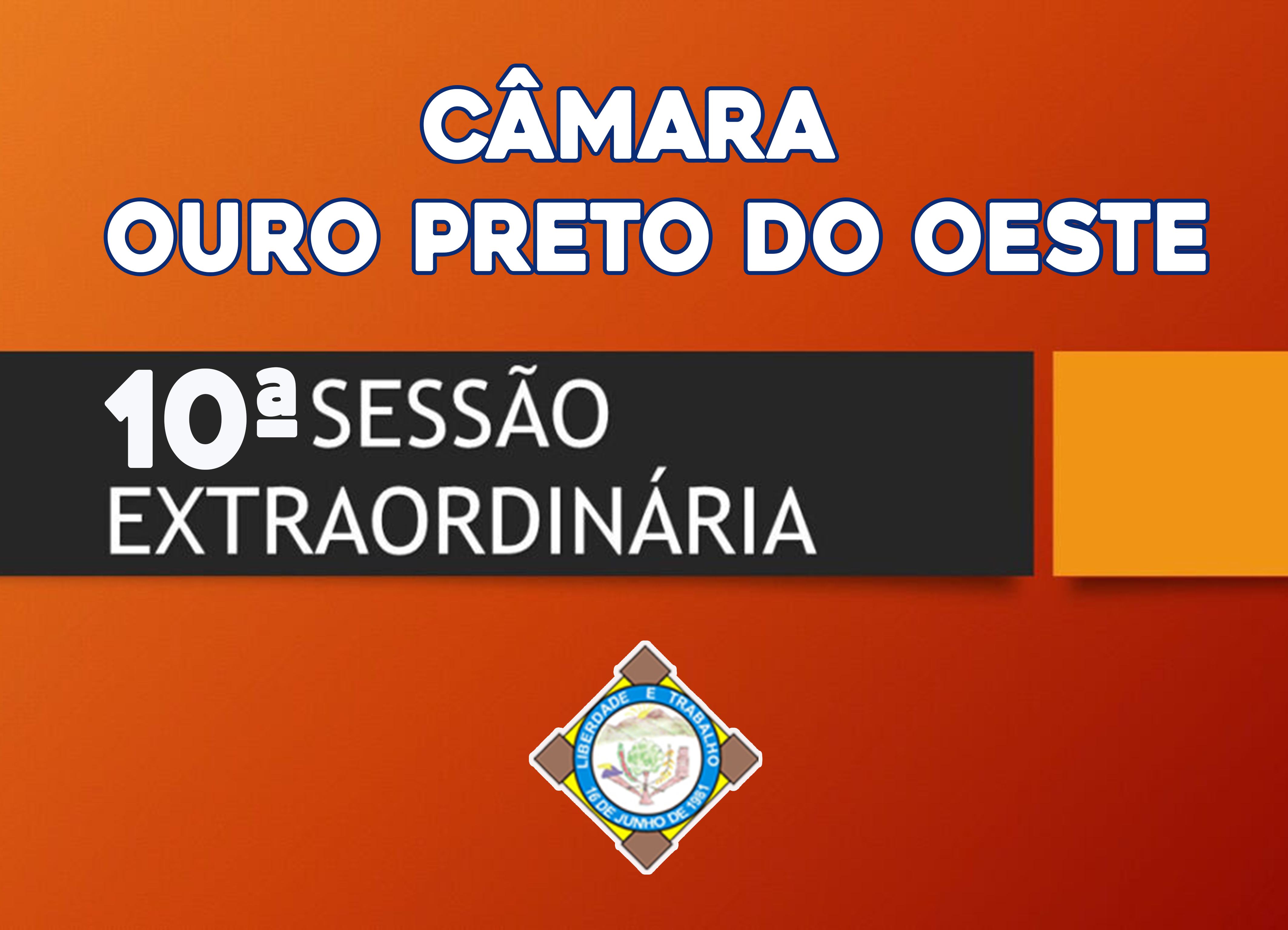 Veja o que será deliberado na 10ª Sessão Extraordinária que acontecerá nesta Sexta-Feira (08/05/2026)