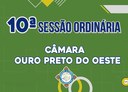 Veja o que será deliberado na 10ª Sessão Ordinária que acontecerá nesta Segunda-Feira (06/04/2026)