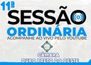 Veja o que será deliberado na 11ª Sessão Ordinária que acontecerá nesta Segunda-Feira (13/04/2026)