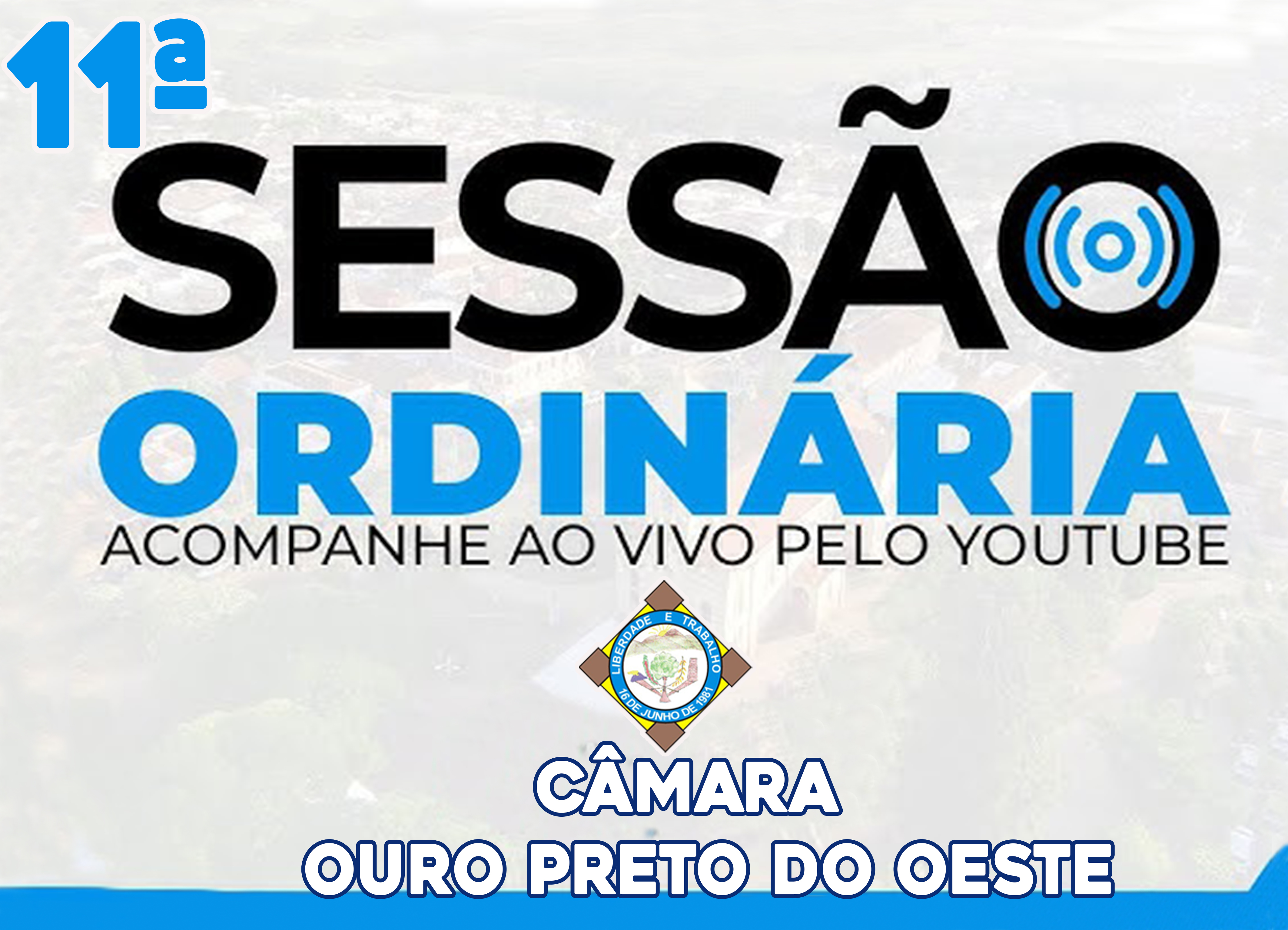 Veja o que será deliberado na 11ª Sessão Ordinária que acontecerá nesta Segunda-Feira (13/04/2026)
