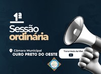 Veja o que será deliberado na 1ª Sessão Ordinária que acontecerá nesta Segunda-Feira (02/02/2026)