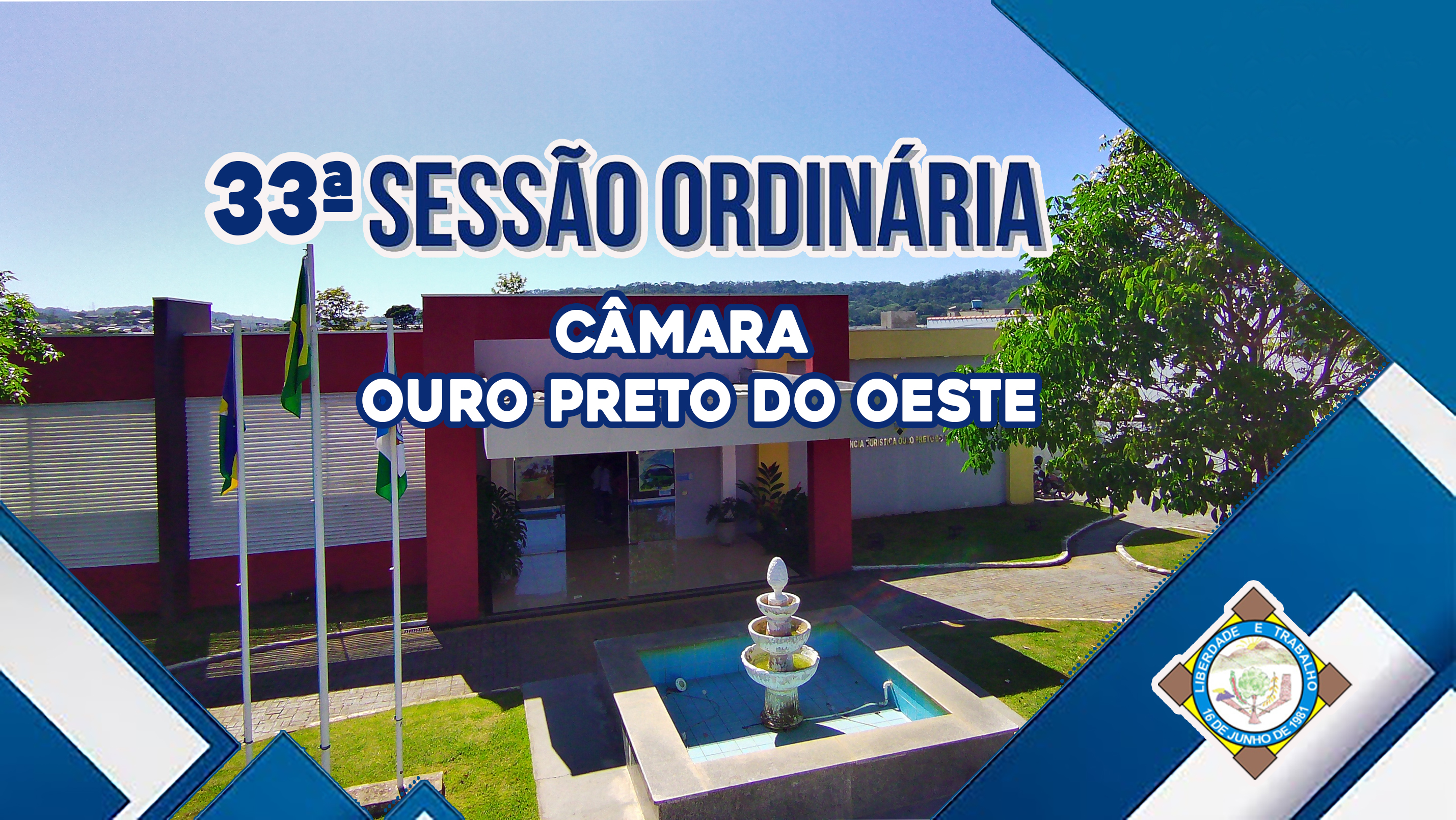 Veja o que será deliberado na 33ª Sessão Ordinária que acontecerá nesta Segunda-Feira (29/09/2025)