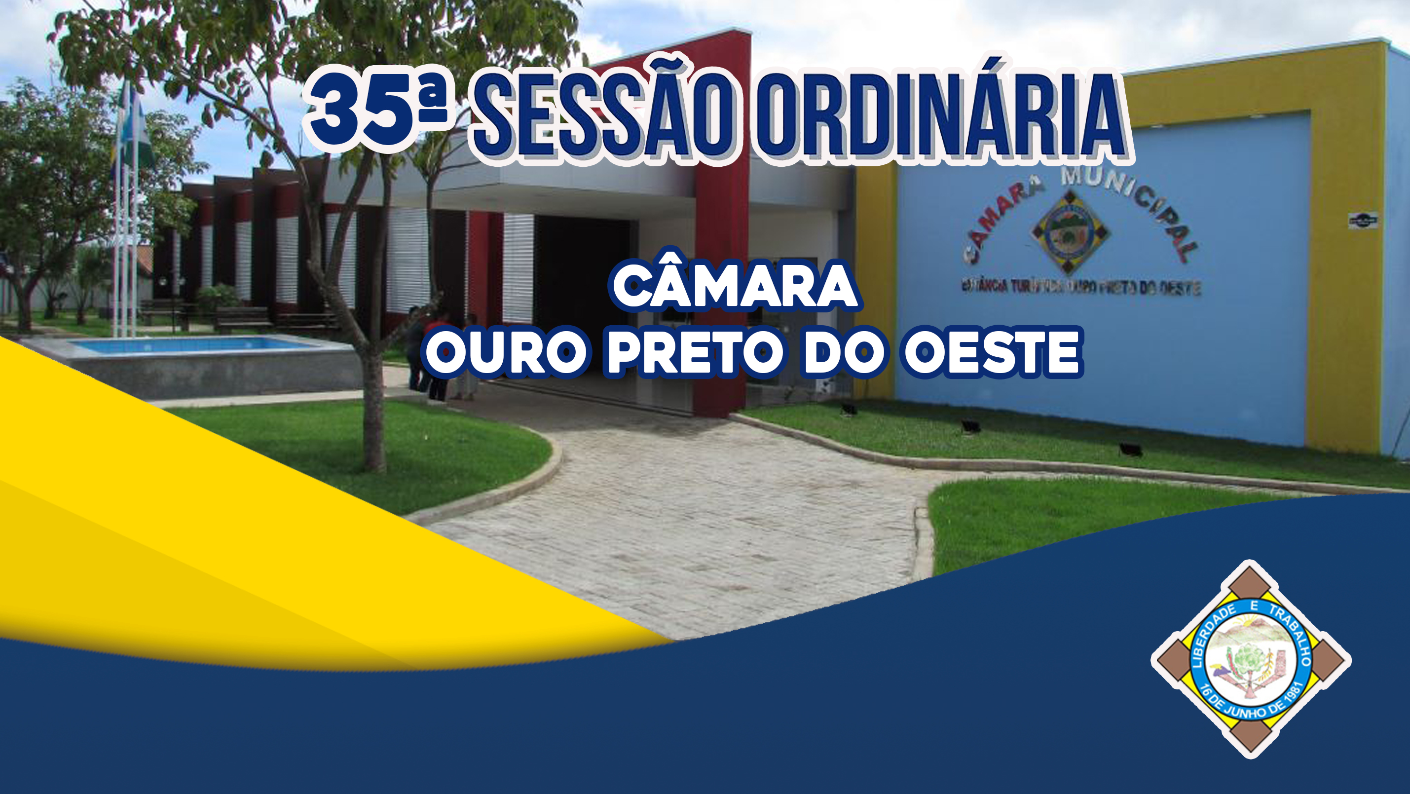 Veja o que será deliberado na 35ª Sessão Ordinária que acontecerá nesta Segunda-Feira (13/10/2025)