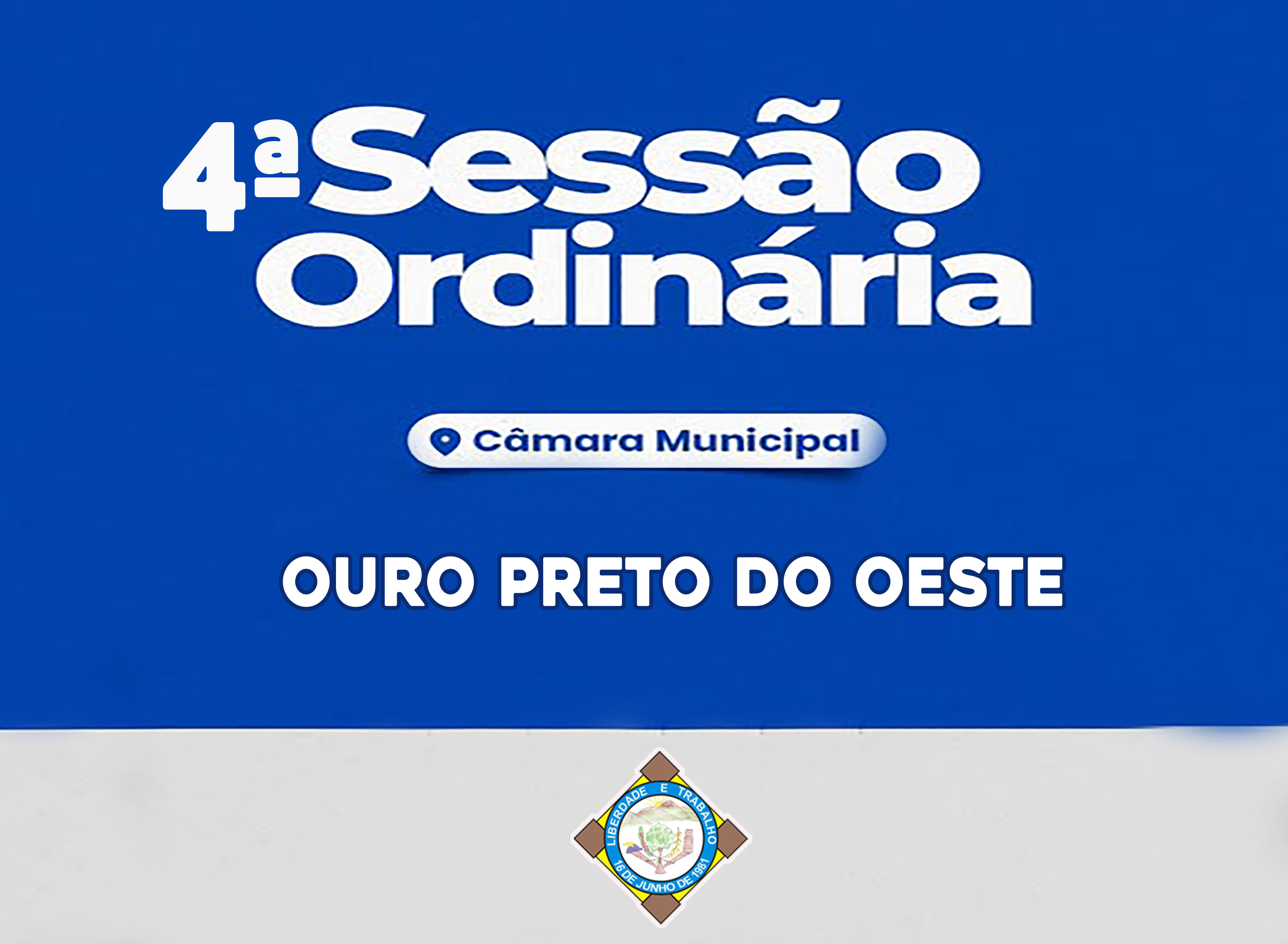 Veja o que será deliberado na 4ª Sessão Ordinária que acontecerá nesta Segunda-Feira (23/02/2026)