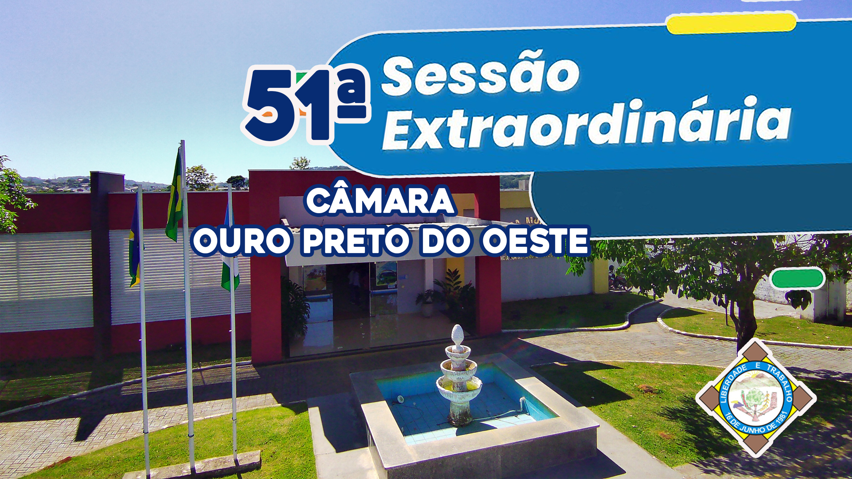 Veja o que será deliberado na 51ª Sessão Extraordinária que acontecerá nesta Sexta-Feira (17/10/2025)