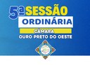 Veja o que será deliberado na 5ª Sessão Ordinária que acontecerá nesta Segunda-Feira (02/03/2026)