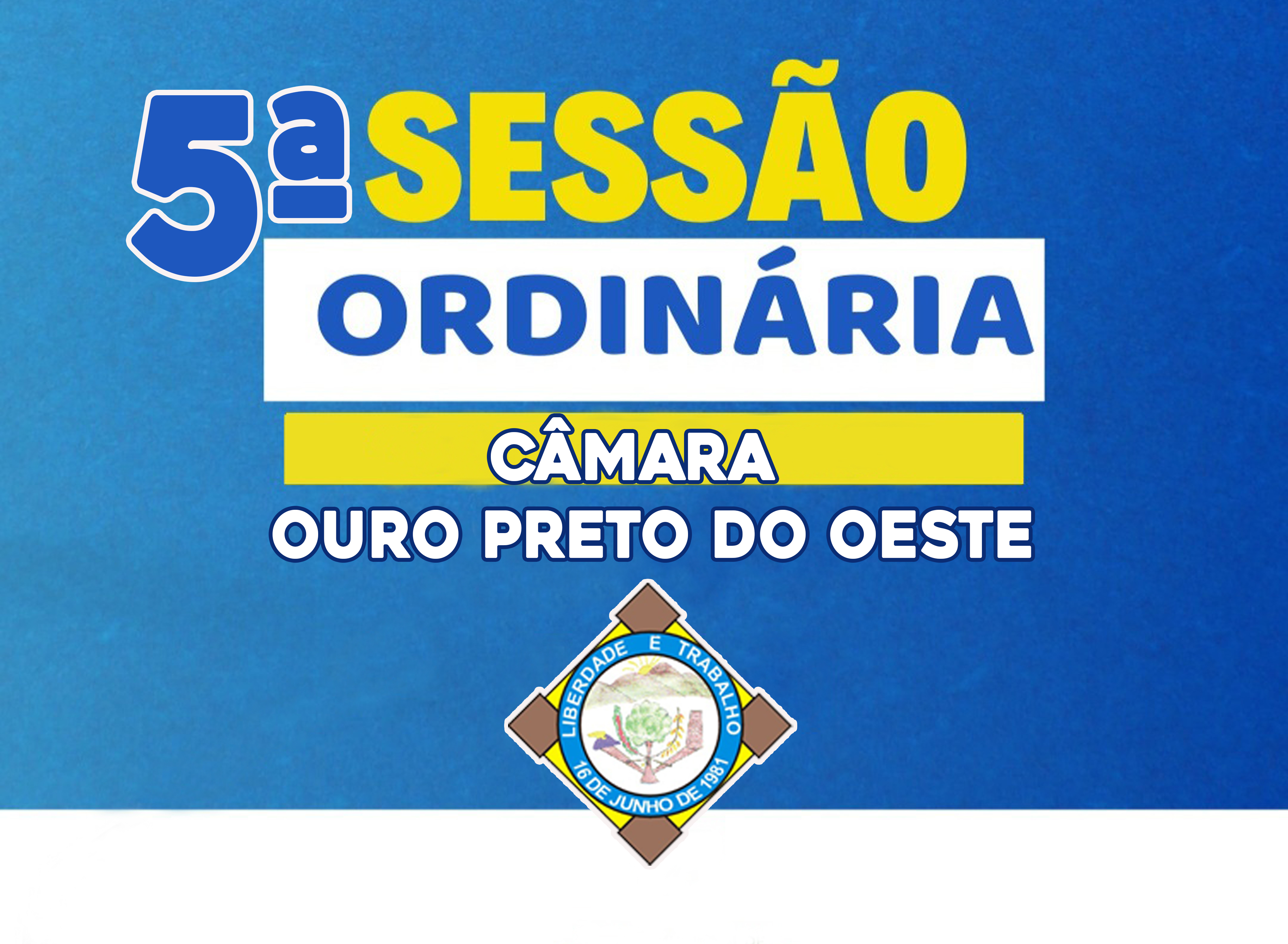 Veja o que será deliberado na 5ª Sessão Ordinária que acontecerá nesta Segunda-Feira (02/03/2026)