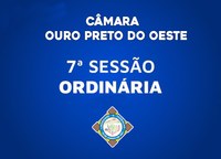 Veja o que será deliberado na 7ª Sessão Ordinária que acontecerá nesta Segunda-Feira (16/03/2026)