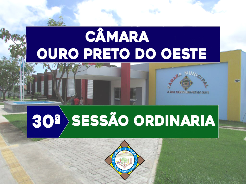 Veja o que será deliberado na 30ª Sessão Ordinária que acontecerá nesta Segunda-Feira (08/09/2025)